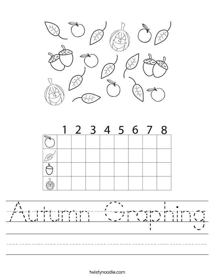 Autumn Graphing Worksheet