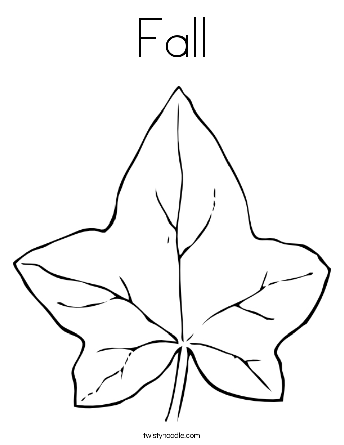 Fall Coloring Page