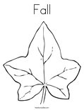 Fall Coloring Page