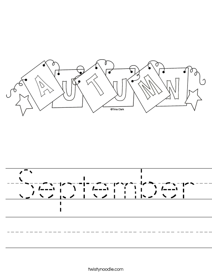 September Worksheet