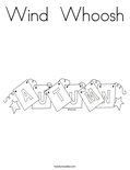 Wind  Whoosh Coloring Page