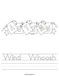 Wind  Whoosh Worksheet