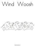Wind  Woosh Coloring Page