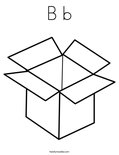 B b Coloring Page