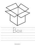 Box Worksheet