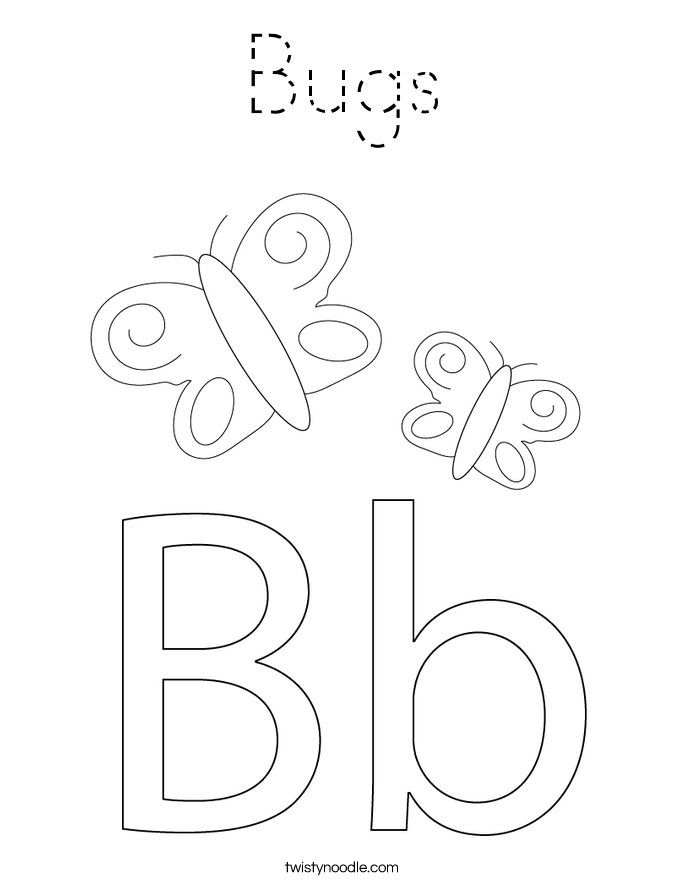 Bugs Coloring Page