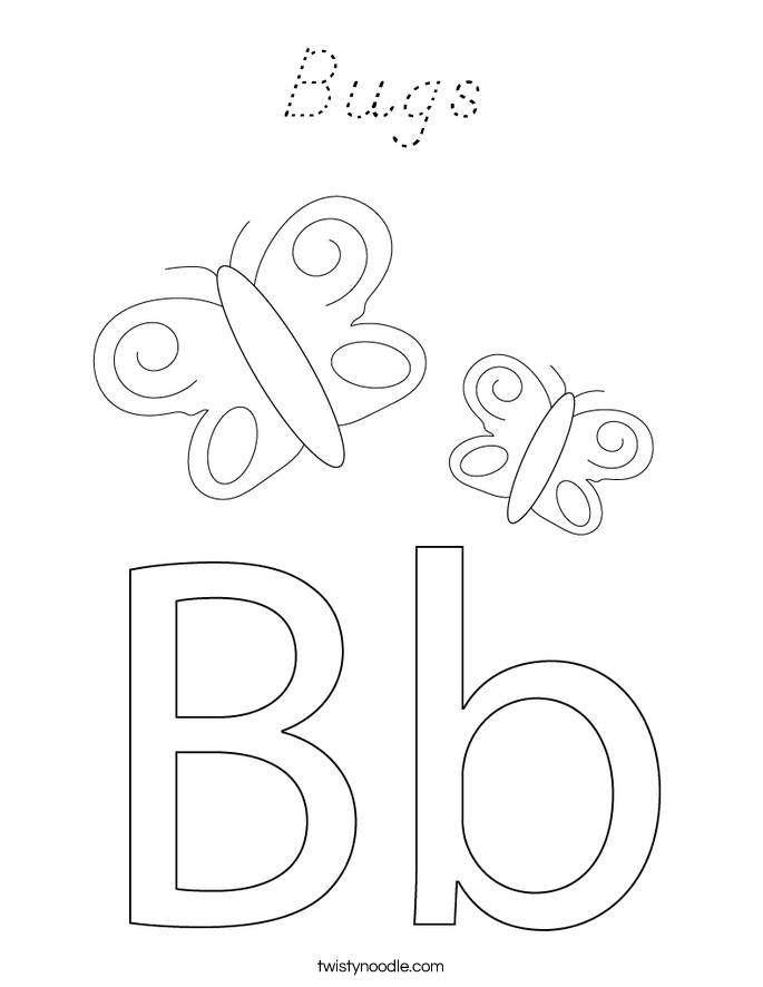 Bugs Coloring Page