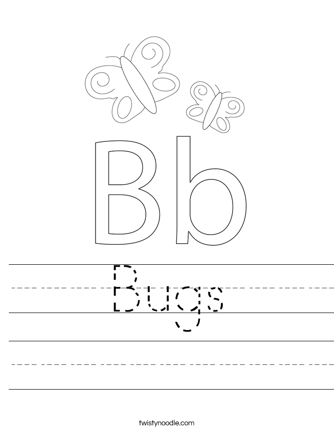 Bugs Worksheet