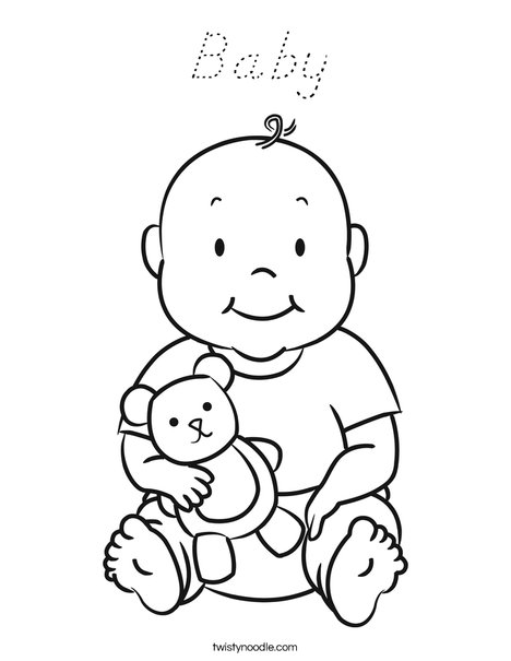 Baby 1 Coloring Page