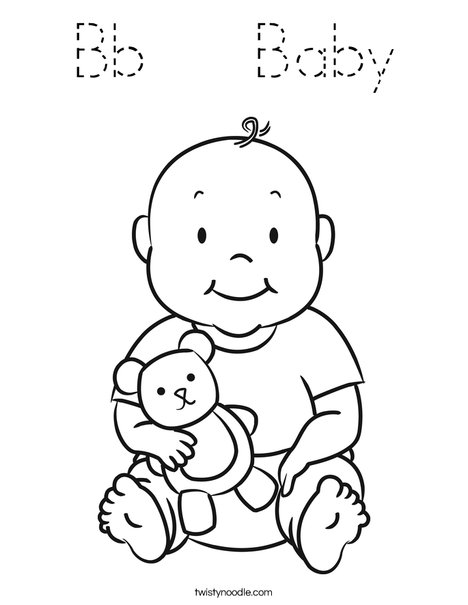 Baby 1 Coloring Page