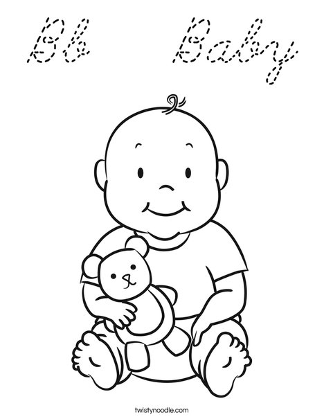 Baby 1 Coloring Page