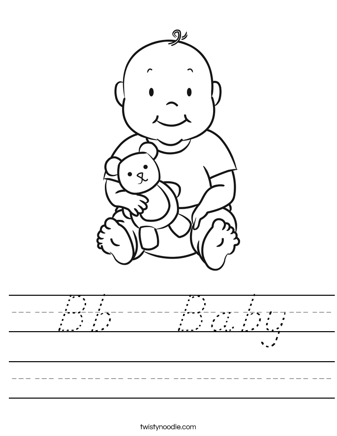 Bb   Baby Worksheet