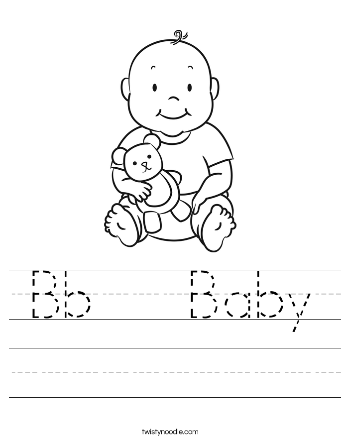 Bb   Baby Worksheet