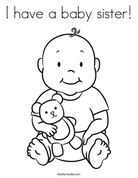 Baby 1 Coloring Page