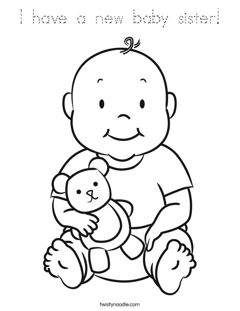 Baby 1 Coloring Page