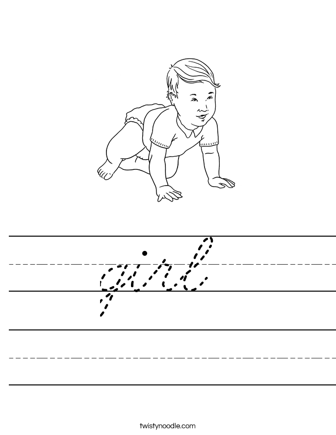 girl Worksheet