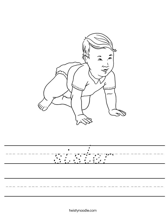 sister Worksheet