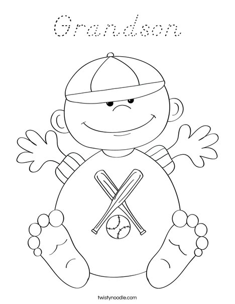 Baby 4 Coloring Page