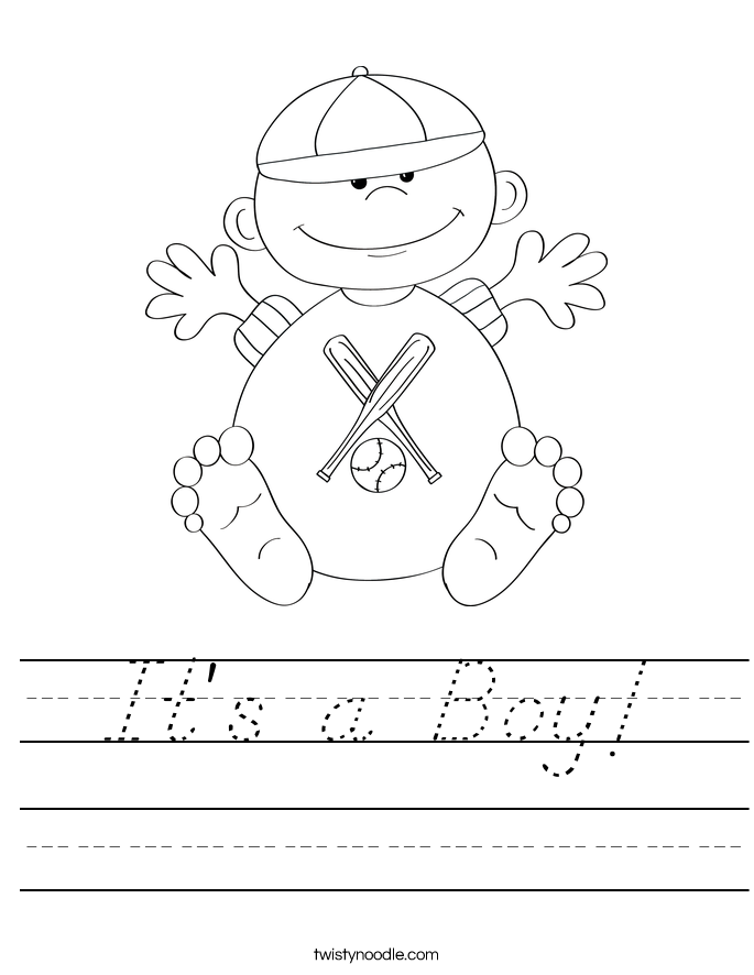 It's a Boy! Worksheet