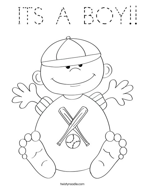 Baby 4 Coloring Page