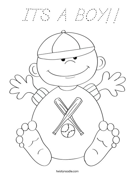 Baby 4 Coloring Page