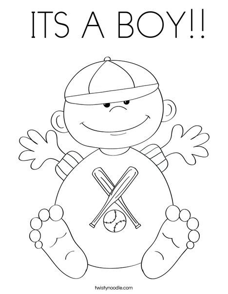 Baby 4 Coloring Page