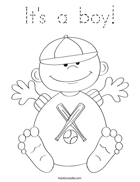 Baby 4 Coloring Page