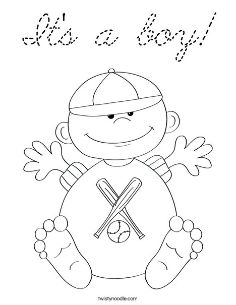 Baby 4 Coloring Page