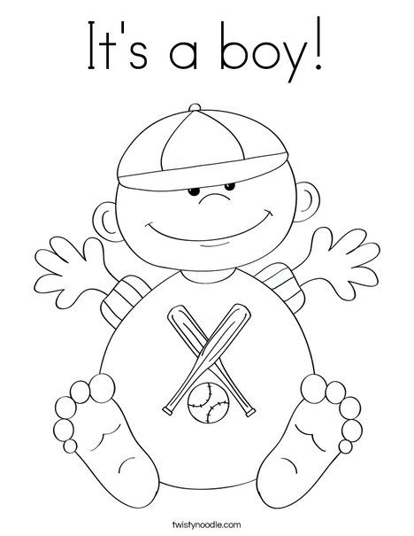 Baby 4 Coloring Page