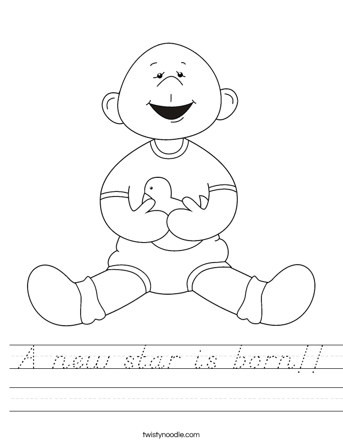 A new star is born!! Worksheet