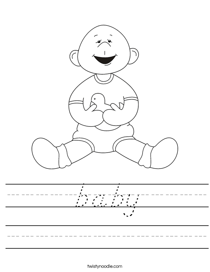 baby Worksheet