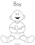 Boy Coloring Page