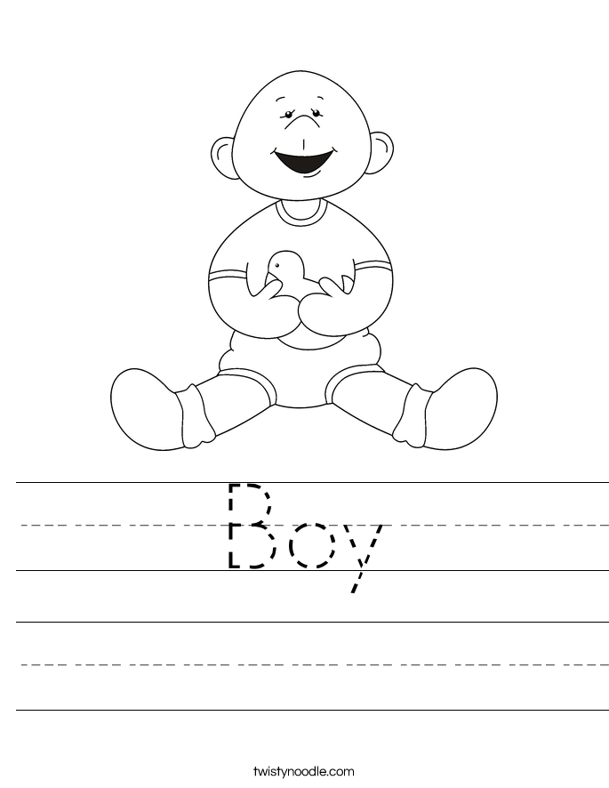 Boy Worksheet