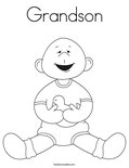 Grandson Coloring Page