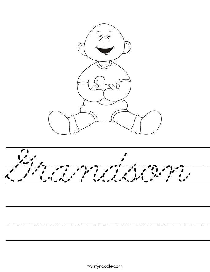 Grandson Worksheet