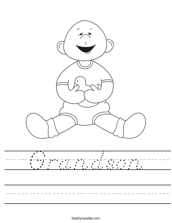 Grandson Worksheet