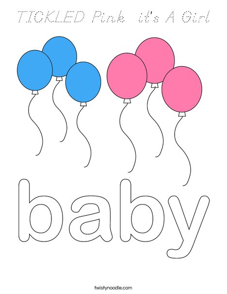 Baby Sign Coloring Page
