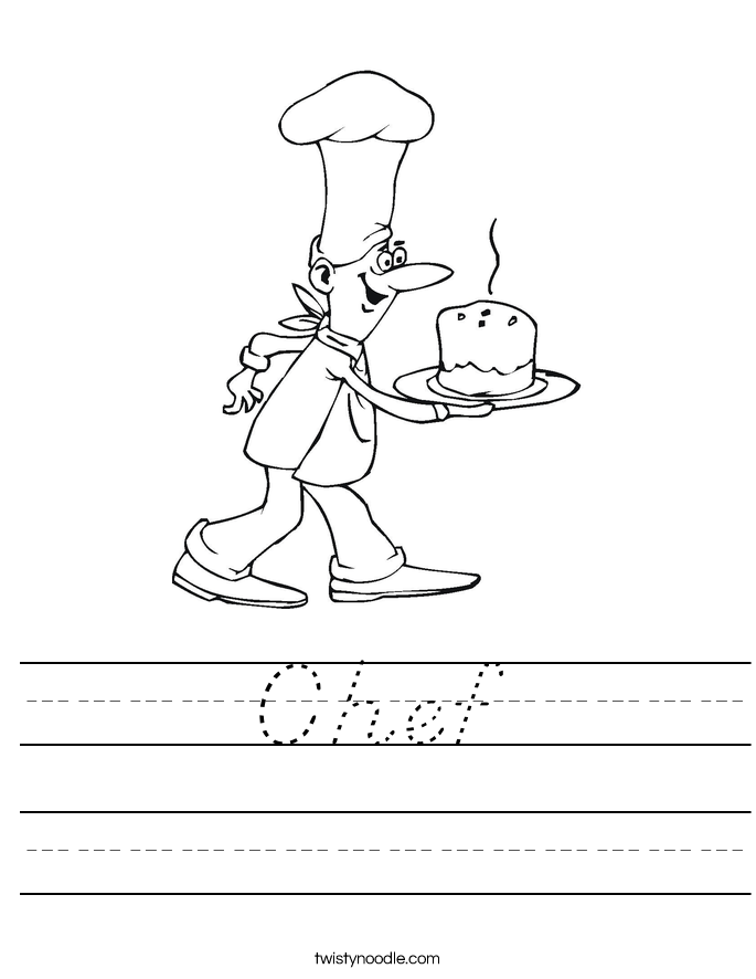 Chef Worksheet