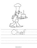 Chef Worksheet