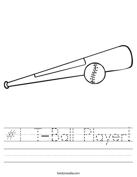 Ball and Bat Worksheet