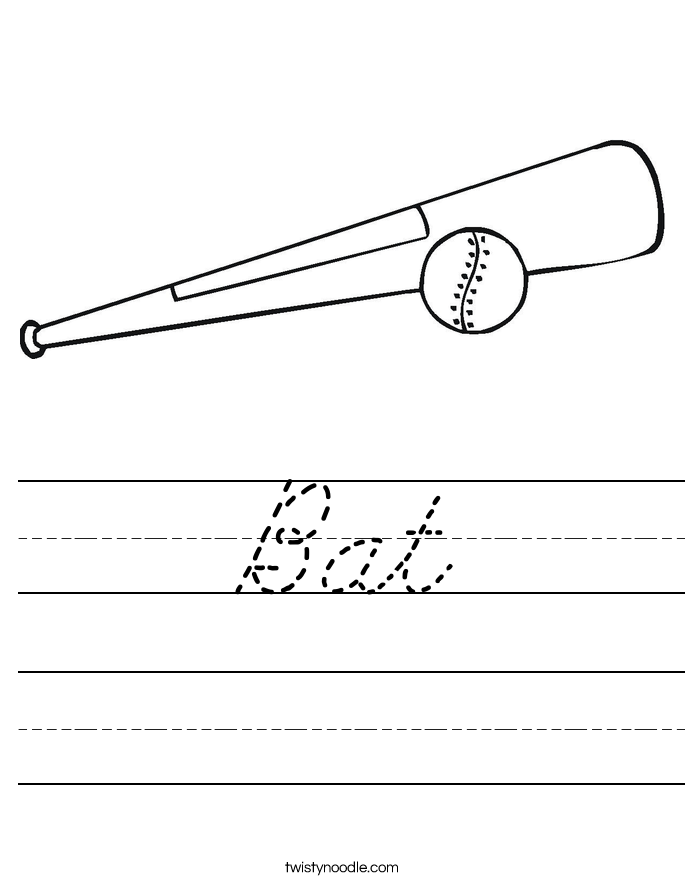 Bat Worksheet
