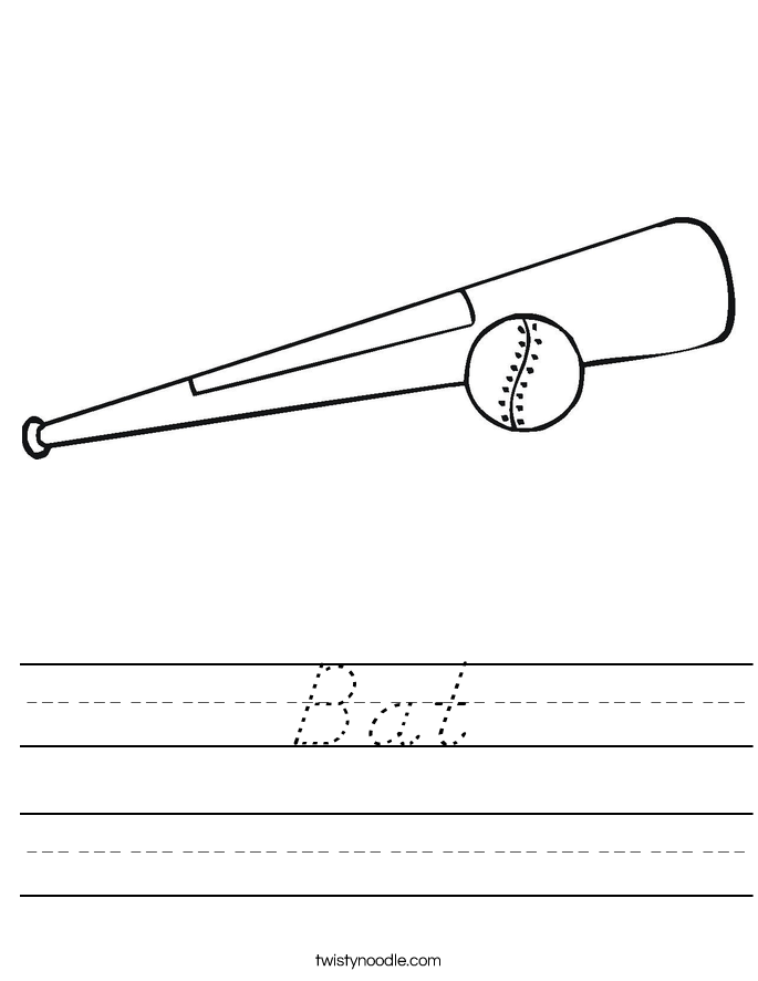 Bat Worksheet