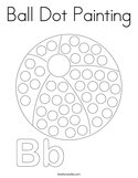 Ball Dot Painting Coloring Page