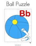 Ball Puzzle Coloring Page