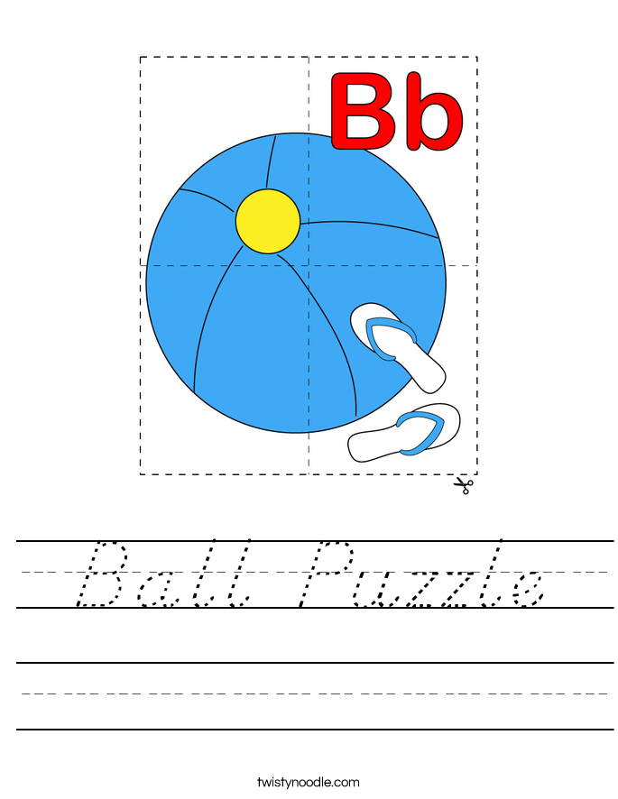 Ball Puzzle Worksheet