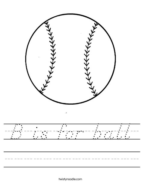 Ball Worksheet