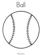 Ball Coloring Page