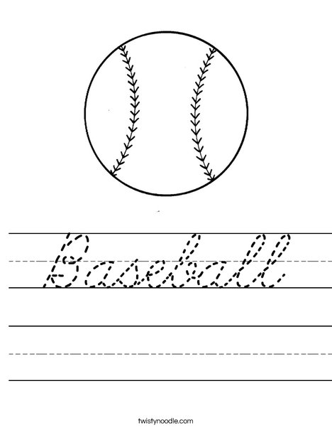 Ball Worksheet