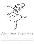 Angelina Ballerina Worksheet