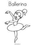 Ballerina Coloring Page
